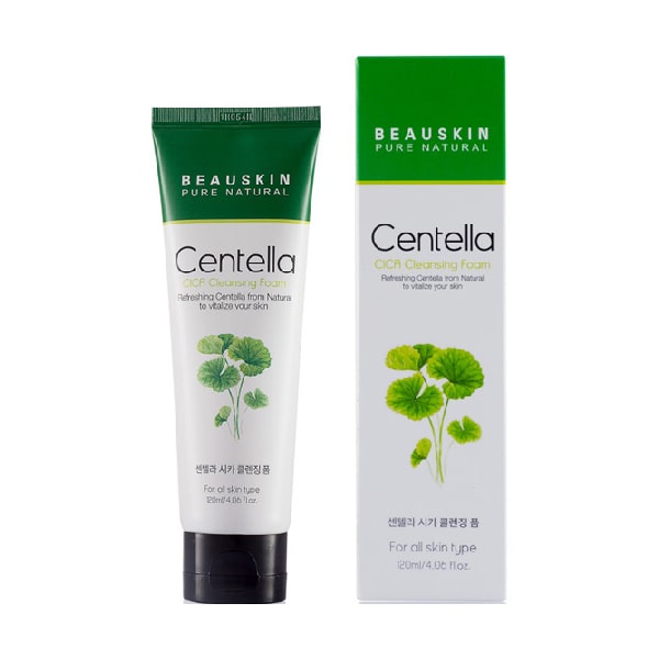 Sữa rửa mặt rau má Centella Beauskin Cica Cleansing Foam 120ml