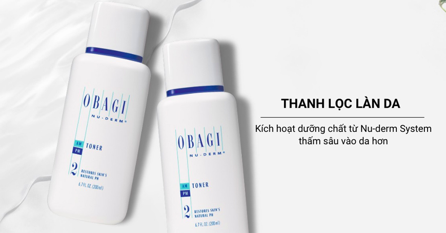 Review Toner se khít lỗ chân lông Obagi Nuderm Bevita