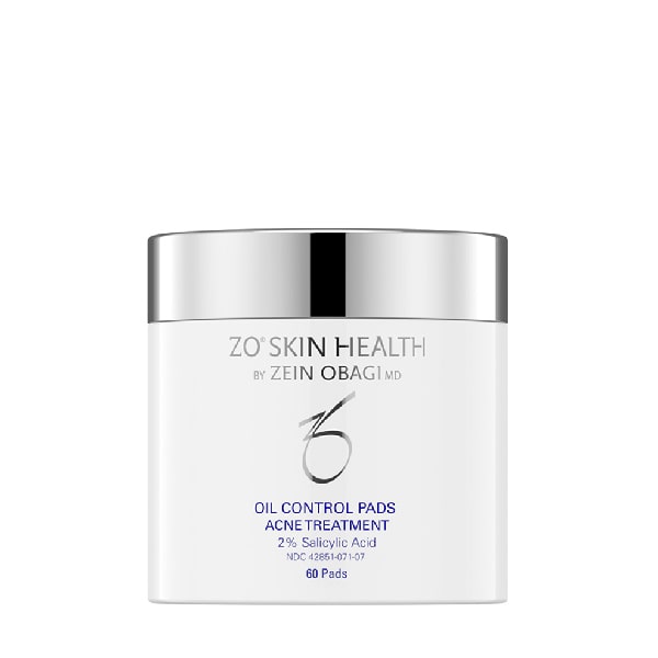 Tẩy da chết ZO Skin Health (Zen Obagi) Oil Control Pads Acne Treatment 2% Salicylic Acid (60 miếng/hộp)
