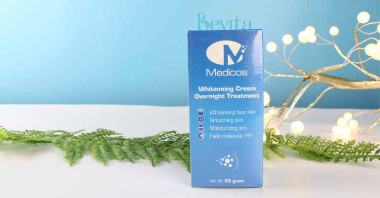 Kem trắng da, trị thâm Medicos Whitenning Cream Overnight Treatment hiệu quả và nhanh chóng