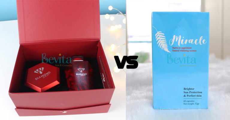 So sánh Diamond White và Miracle: Đâu là viên uống trắng da tốt nhất và phù hợp với bạn?