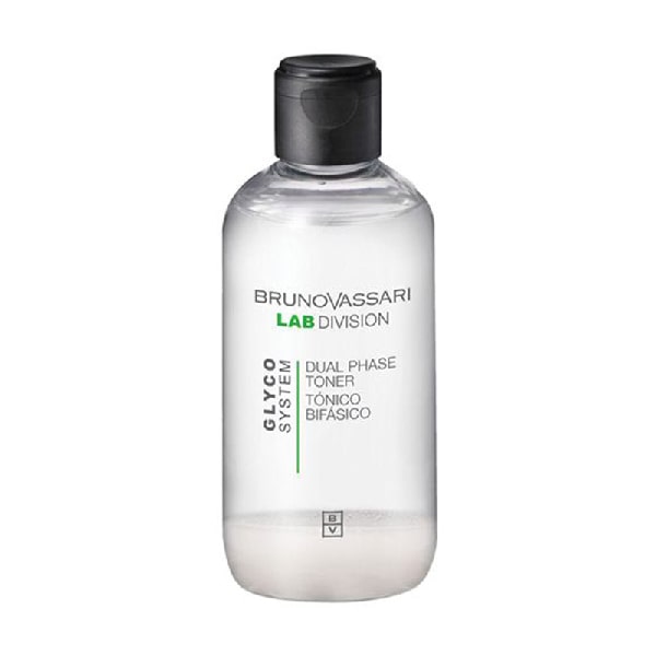 Tẩy da chết hóa học AHA Bruno Vassari Lab Division Gluco System Dual Phase Toner 200ml