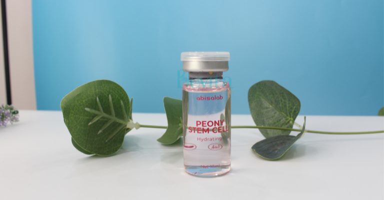 Tế bào gốc hoa mẫu đơn Abisalab Peony Stem Cell vừa dưỡng ẩm vừa làm sáng da hiệu quả