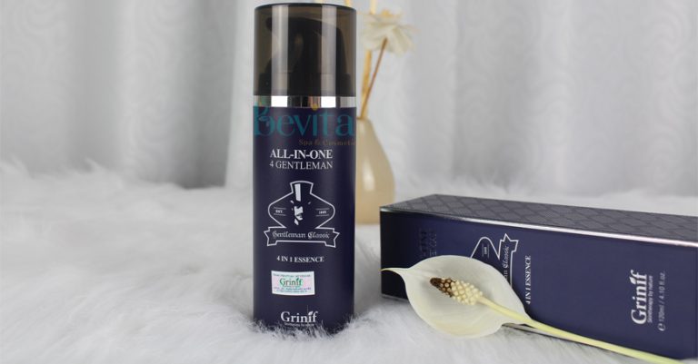 Grinif All in One 4 Gentleman – kem dưỡng da cho nam giới bận rộn