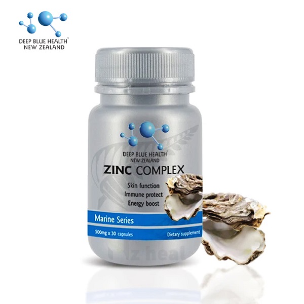 Viên uống hỗ trợ nội tiết cơ thể Deep Blue Health Zinc Complex 60 viên