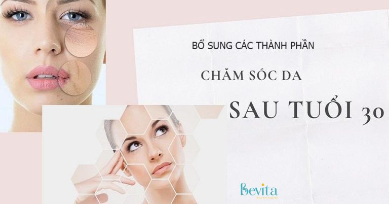 Điểm danh các thành phần làm đẹp cho tuổi ngoài 30