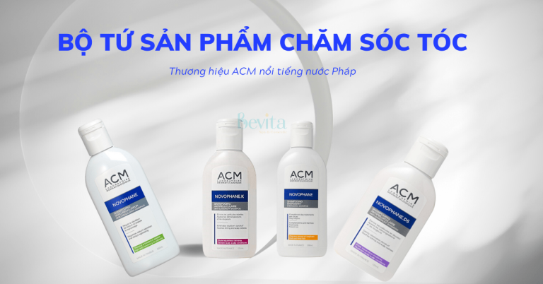 Bộ tứ sản phẩm dầu gội đầu đình đám đến từ ACM