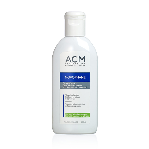Dầu gội giảm bã nhờn trên tóc và da đầu ACM Novophane Sebo-regulating Shampoo 200ml